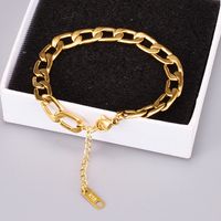 Fruit 304 Stainless Steel Titanium Steel 18K Gold Plated No Inlaid Bracelets In Bulk main image 3