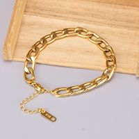 Fruit 304 Stainless Steel Titanium Steel 18K Gold Plated No Inlaid Bracelets In Bulk main image 4