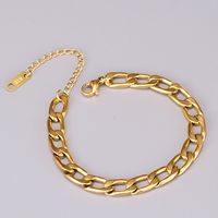 Fruit 304 Stainless Steel Titanium Steel 18K Gold Plated No Inlaid Bracelets In Bulk main image 6