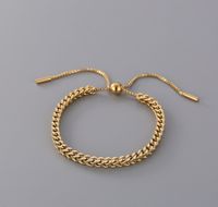 Fruit 304 Stainless Steel Titanium Steel 18K Gold Plated No Inlaid Bracelets In Bulk main image 4