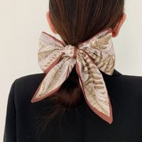 Retro Silk Scarf Bowknot Hairband main image 3