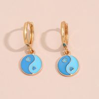 Wholesale Jewelry Dripping Heart Two-piece Earrings Nihaojewelry sku image 9