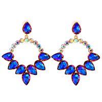 Fashion Diamond-studded Geometric Earrings sku image 7