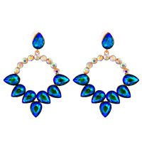 Fashion Diamond-studded Geometric Earrings sku image 2