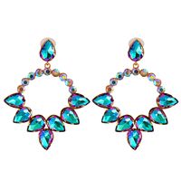 Fashion Diamond-studded Geometric Earrings sku image 5