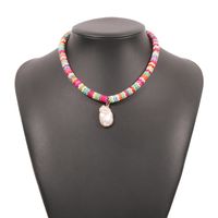 Bohemian Contrast Color Resin Beads Necklace sku image 24