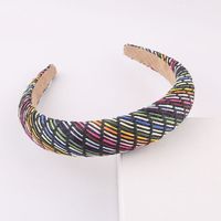 Fashion Mesh Woven Multi-color Sponge Headband sku image 2