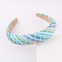 Fashion Mesh Woven Multi-color Sponge Headband sku image 5