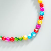 Bohemian Colorful Glass Handmade Beaded Clavicle Chain main image 4