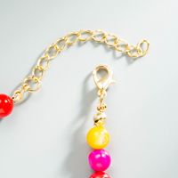 Bohemian Colorful Glass Handmade Beaded Clavicle Chain main image 5