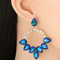 Fashion Diamond-studded Geometric Earrings main image 6