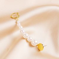 Korean Style Rear-hanging Pearl Non-pierced Long Ear Bone Clip main image 5