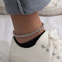 Fashion Flower 304 Stainless Steel Titanium Steel Plating No Inlaid 14K Gold Plated Women'S Anklet main image 4