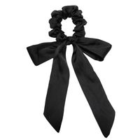 Simple Solid Color Rubber Band Bow Hair Scrunchies Wholesale main image 6