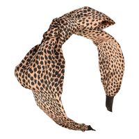 Einfaches Geknotetes Stirnband Mit Leoparden-fruchtdruck main image 6