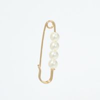 Simple Geometric Pearl Alloy Pin sku image 9