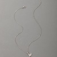 Nihaojewelry Jewelry Wholesale New Silver Butterfly Pendant Necklace main image 5