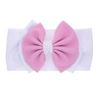 Fashion Children's Solid Color Double-layer Bowknot Hairband sku image 5