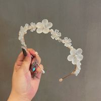 Retro Acrylic Flower Headband Wholesale sku image 1