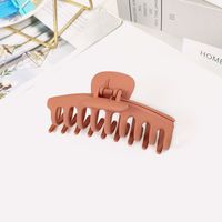 Fashion Morandi Color Frosted Plate Hair Clip sku image 1