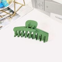 Fashion Morandi Color Frosted Plate Hair Clip sku image 4