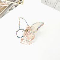 Korean Transparente Butterfly Acrylic Shark Clip sku image 2