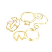 Fashion Infinite Symbol Joint Ring 5-piece Set sku image 1