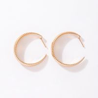 Bijoux Nihaojewelry En Gros De Nouvelles Boucles D&#39;oreilles Géométriques En Forme De C main image 6