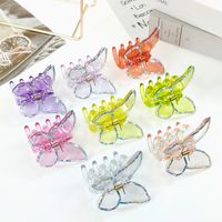 Korean Transparente Butterfly Acrylic Shark Clip main image 3