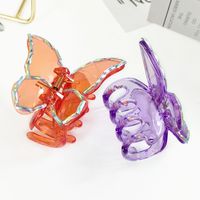 Korean Transparente Butterfly Acrylic Shark Clip main image 5