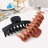 Fashion Morandi Color Frosted Plate Hair Clip main image 4
