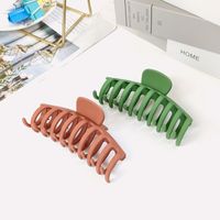 Fashion Morandi Color Frosted Plate Hair Clip main image 5