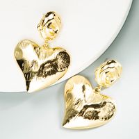 Retro Geometric Heart-shaped Earrings main image 1