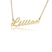 Fashion English Name Stainless Steel Necklace main image 6