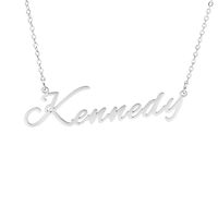 Fashion English Name Stainless Steel Necklace sku image 6