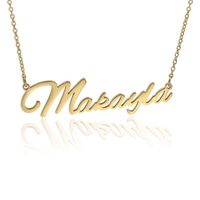 Fashion English Name Stainless Steel Necklace sku image 29