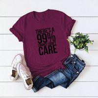 Women's Short Sleeve T-shirts Printing Fashion Streetwear Letter main image 2