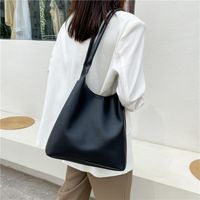 Korean Solid Color Large Capacity Shoulder Bag main image 4