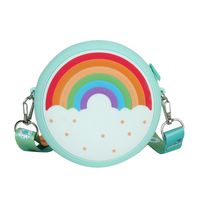 Fashion Cute Rainbow Little Star Silicone Children Messenger Bag sku image 3