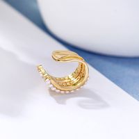 Simple Fashion Pearl Zircon Ear Bone Clip Wholesale main image 5