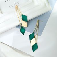 Fashion Simple Geometric Creative Sequin Copper Earrings Wholesale main image 5