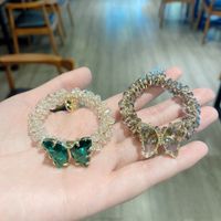 Korean Style Crystal Butterfly Head Rope Wholesale main image 4