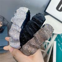 Koreanischer Stil Kreativer Voller Strass Gefaltetes Breites Stirnband main image 5