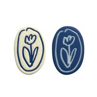 Nihaojewelry Jewelry Wholesale Blue Tulip Stud Earrings main image 7