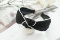Geknotetes Stirnband Aus Koreanischem Wildledersamt sku image 2
