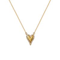 Einfache Herzförmige Kupferkette Mit Anhänger main image 6