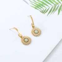Fashion Geometric Plating Stainless Steel No Inlaid Earrings main image 1
