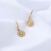 Fashion Geometric Plating Stainless Steel No Inlaid Earrings main image 4