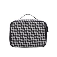 Fashion Plaid Canvas Cosmetic Bag main image 3