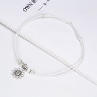 Retro Style Sun Elephant Multi-layer Alloy Anklet Wholesale main image 5